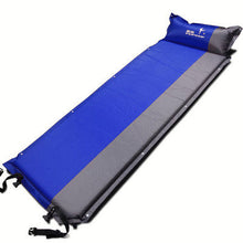 2017 Hot sale (170+25)*65*5cm single person automatic inflatable mattress outdoor camping fishing beach mat on sale/ wholesale