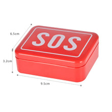 1 Set Outdoor Emergency Equipment SOS Kit First Aid Box Supplies Field Self-help Box For Camping Travel Survival Gear Tool Kits
