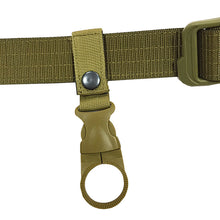 Outdoor Hiking Portable Tactical Nylon Webbing Buckle Hook Water Bottle Holder Clip EDC